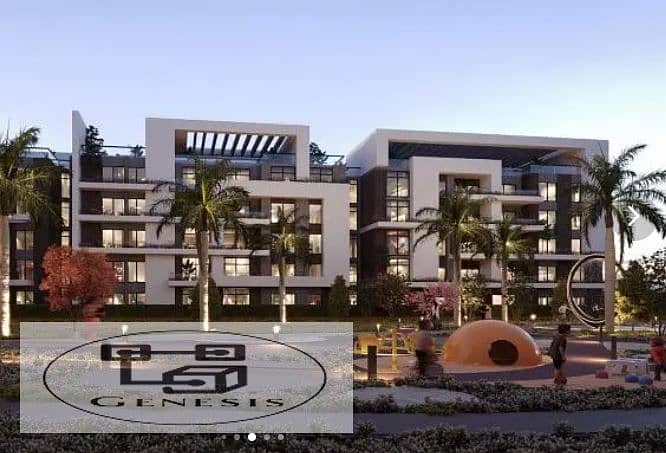 شقة للبيع امام مدينتي 115م بكمبوند بالم ايلاند palm island 11