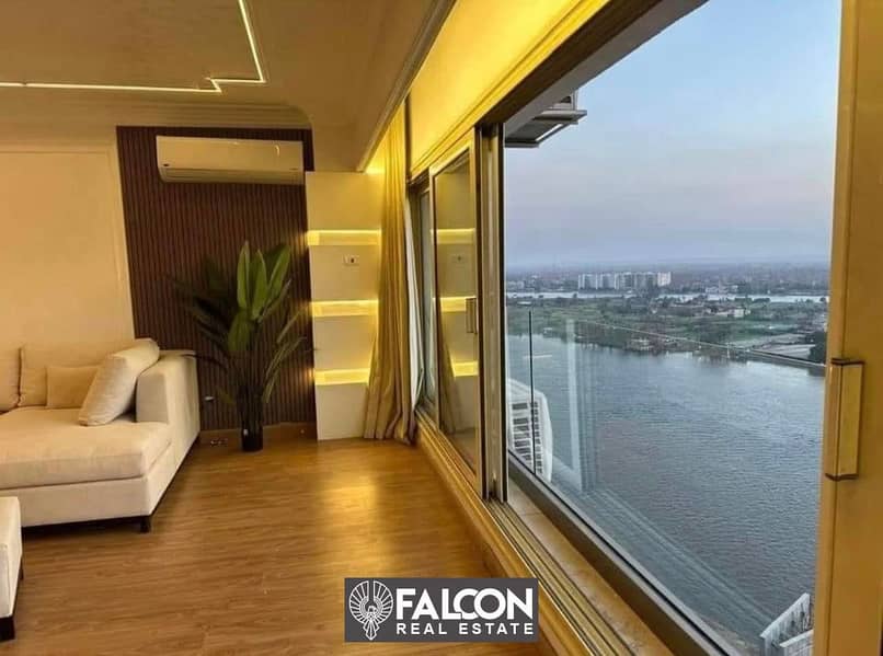 Furnished apartment for sale directly on the Nile, with installments over 5 years 2