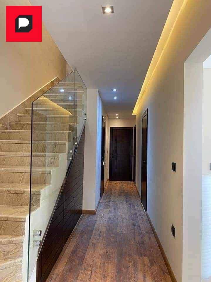 Penthouse apartment with a special roof view in Telal East in 5th Settlement for sale near the AUC, Address East, Palm Hills, and minutes from Airport 12