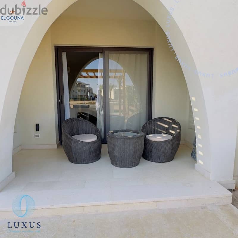 شالية ارضي فاخر فى الجونة للايجارعلي البحيرة Luxury Chalet in El Gouna 8