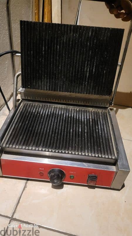 توستر مطاعم Electric Contact Grill 4