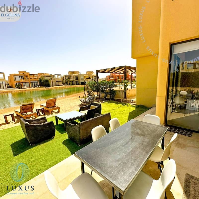 توين هاوس طاويلا الجونة للايجارعلي البحيرةLuxury TwinHouse in El Gouna 9