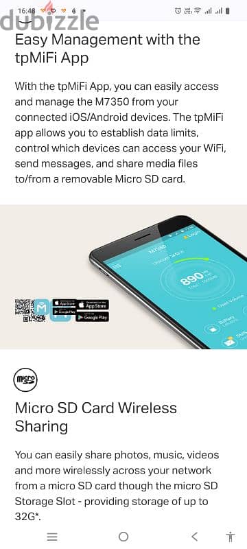 M7350 4G LTE Mobile Tplink Wi-Fi Mifi  ماي فاي رواتر 5