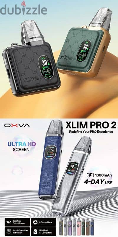 اوكسافا اكسليم فيب جديد متبرشم oxva xlim vape Pod 0