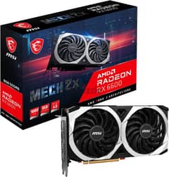 MSI Radeon RX 6600 MECH 2X 8G Graphics Board VD7871 0