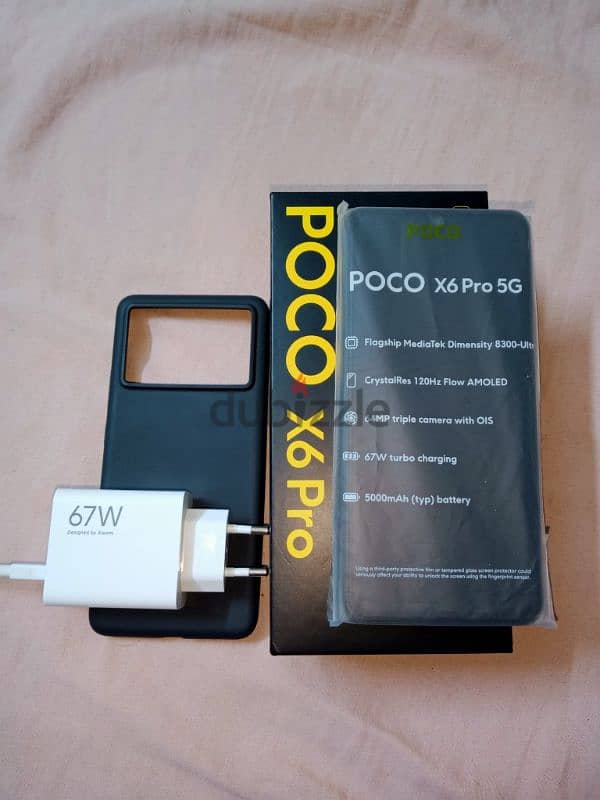 Poco x6pro 5gالجهاز فتحه كرتونه فقط سبب البيع ظروف معيشيه والحمد لله ي 4