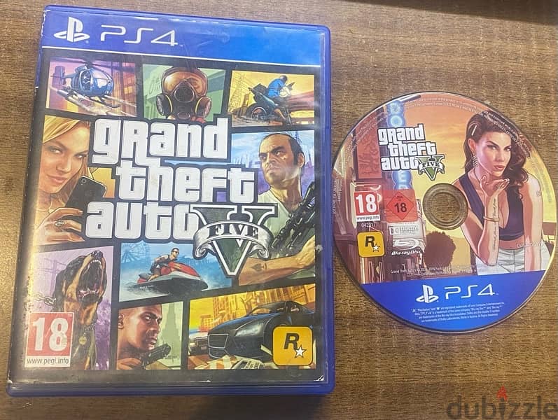 CD GTA 5 PS4 0