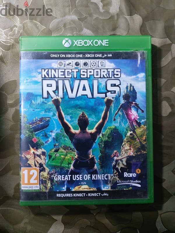 kinect for xbox with its game ( kinect sports rivals) 2