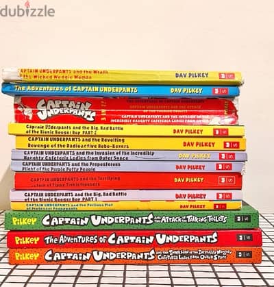 مجموعة كتب  Captain Underpants