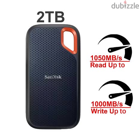 SanDisk Extreme portable SSD 2tb v2 1