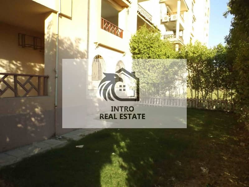 Apartment for sale in New Cairo * Rehab City * 285 meters ground floor with garden 0