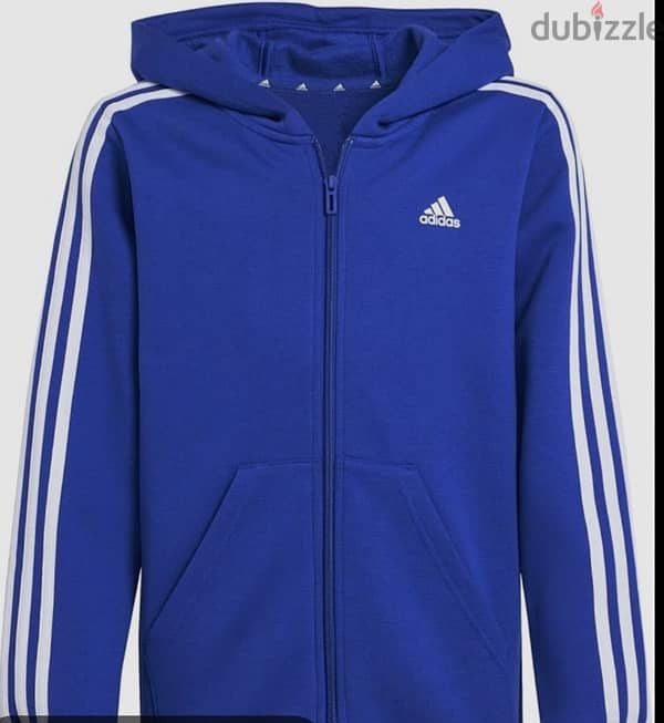 addidas jaket 13-14 years   جتكت adidas مقاس ١٣-١٤ سنه اسعمال خفيف 0