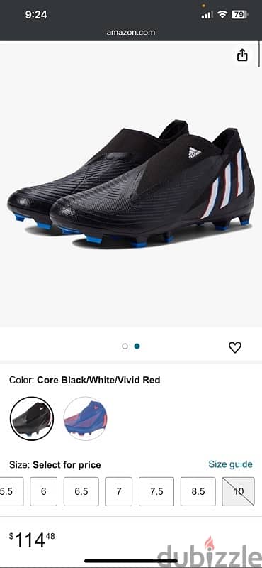 حذاء كرة قدم اصلي adidas 1