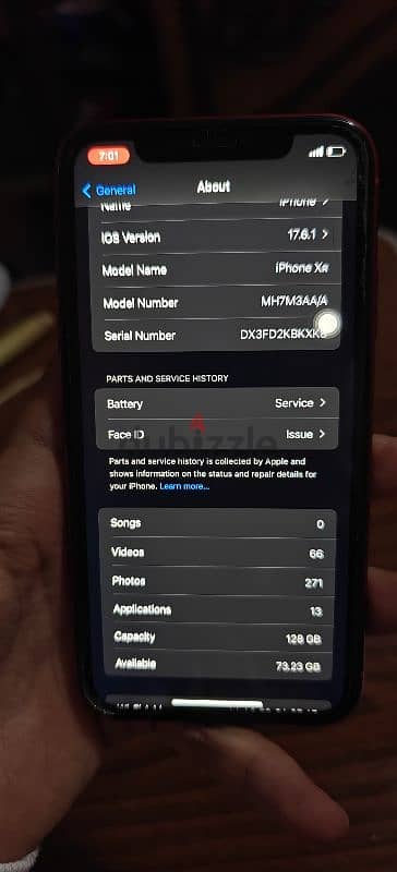 iPhone xr 128g. Battery 77 1