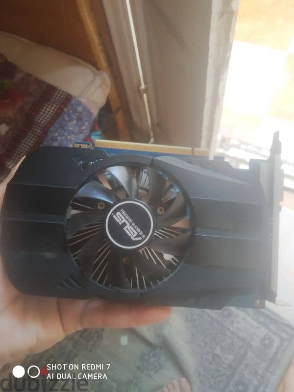 كارت شاشه gt 1030 2gb ddr5 من نوع asus 0