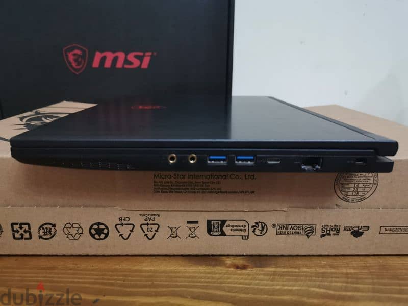 لاب توب MSI gf63 thin uc11 6