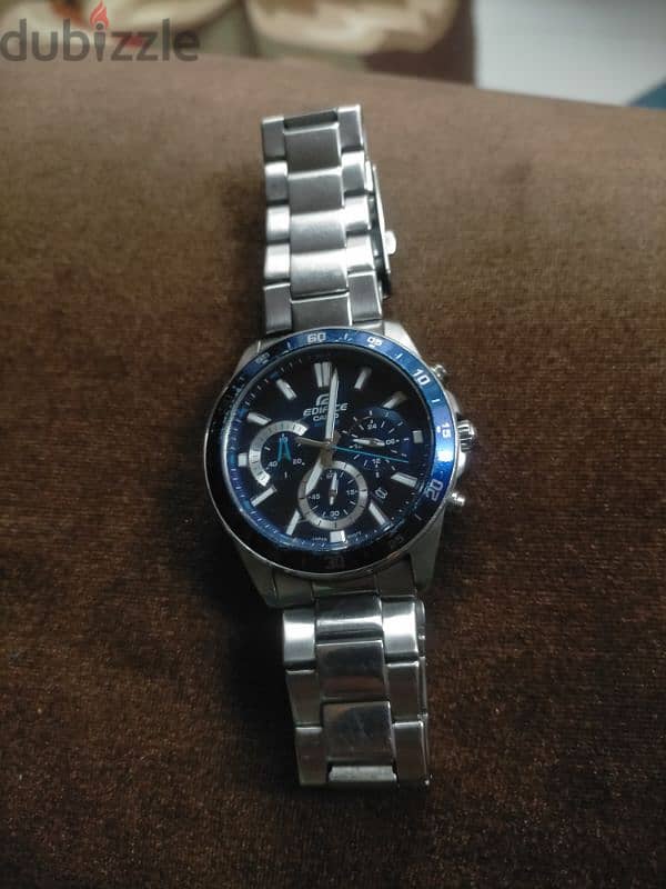 Casio Edifice EFV-570D-2AVUDF Stainless Steel Band Chronograph 0