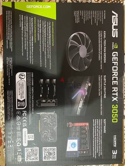 new asus rtx 3050 8gb