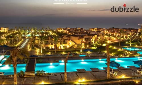 For quick sale, pay 2,400,000 and receive a chalet in Ain Sokhna, La Vista Gardens, on the beach, direct.