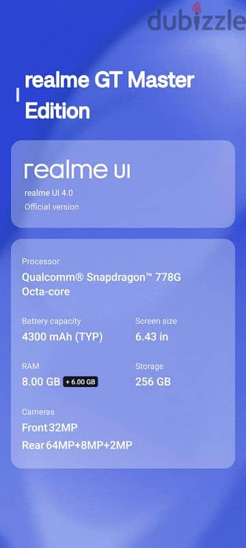 realme gt master ريلمي جي تي ماستر 4