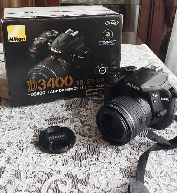 nikon d3400 kit +lens 18-55 0