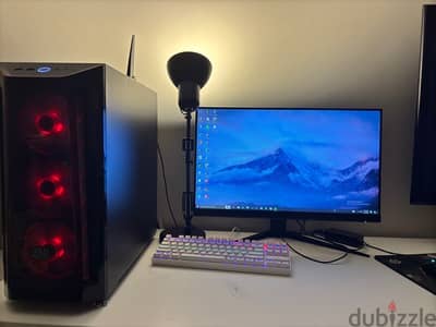 GAMING SETUP (PC + MONITOR + KEYBOARD)