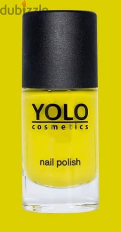 Yolo nail polish yellow colour. 0