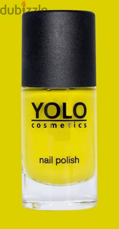 Yolo nail polish yellow colour.