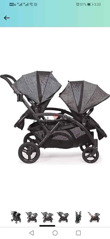 baby twin stroller 9