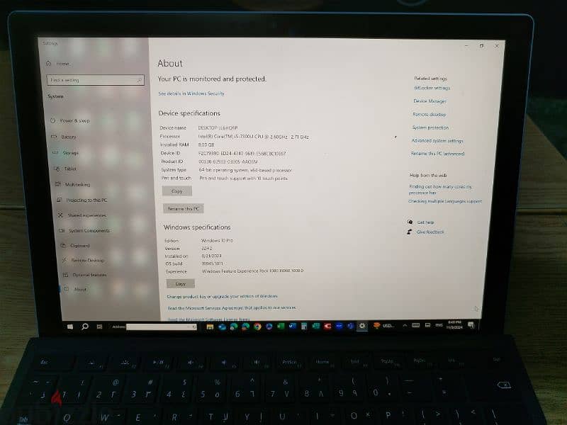 Microsoft Surface pro 5 0