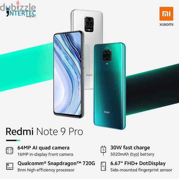 redmi note 9 pro بحالة الزيرو 4