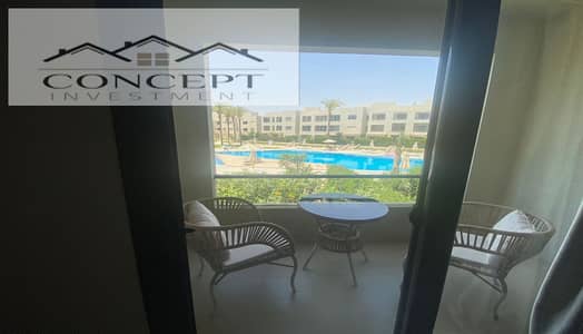 For Sale Pool View Chalet With Kitchen+Acs In Azha - Sokhna