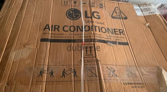 وحدة خارجية فقط  outdoor unit lg inverter lg واحد ونص ساخن بارد