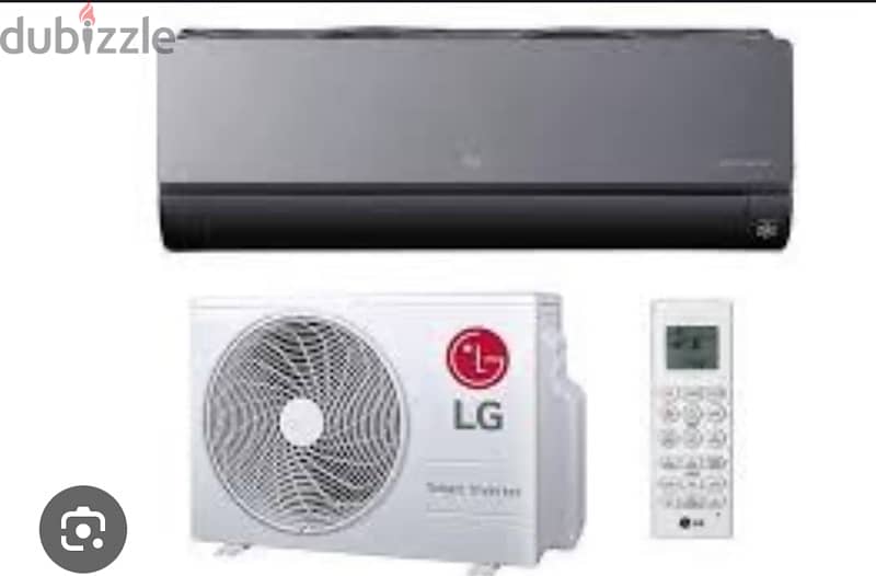 وحدة خارجية فقط  outdoor unit lg inverter lg واحد ونص ساخن بارد 1