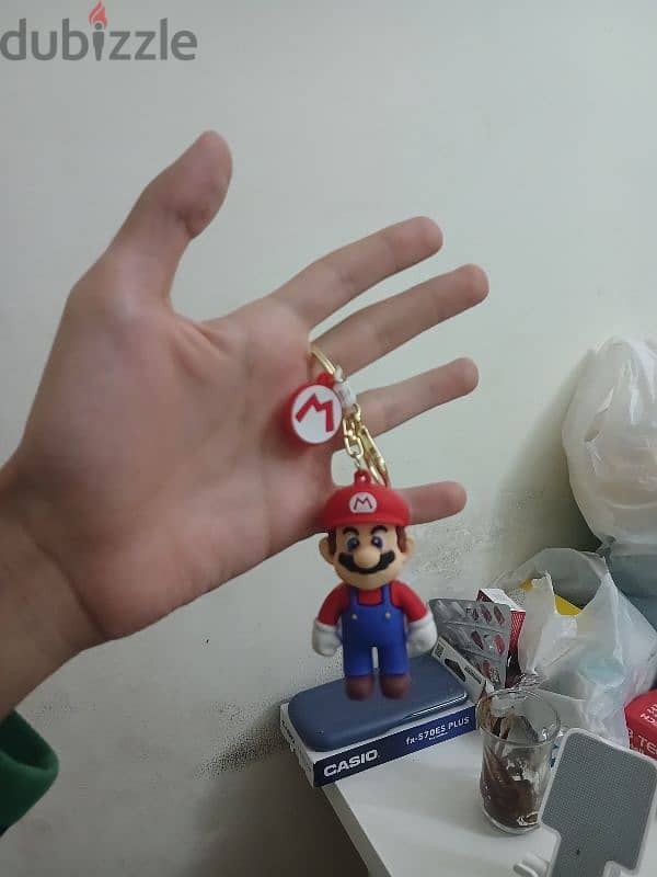 super mario bros keychain is very high quality and high detailed ماريو 1