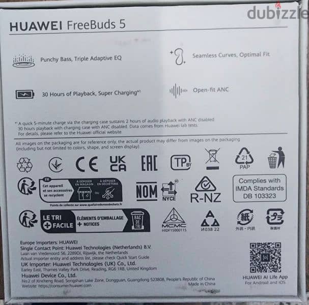 Huawei Free buds5 - 6i 3