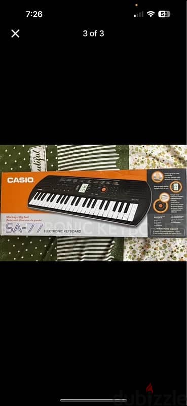 Casio piano 2