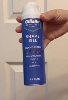 Gillette senestive pulse shave gel USA 0