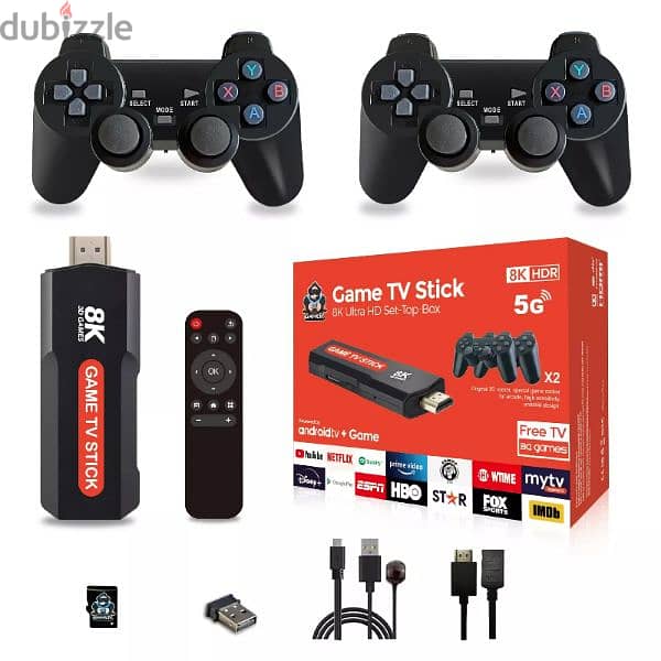 جهاز تحويل الشاشه العاديه لااندرويد tv stick 1