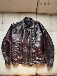 brown leather jacket 0