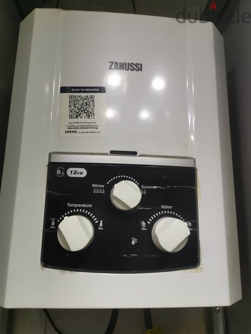 Zanussi gas water heater 6 L 0