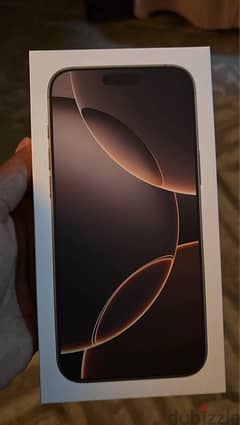 New i phone 16 pro max 256 gb desert taitanum 0