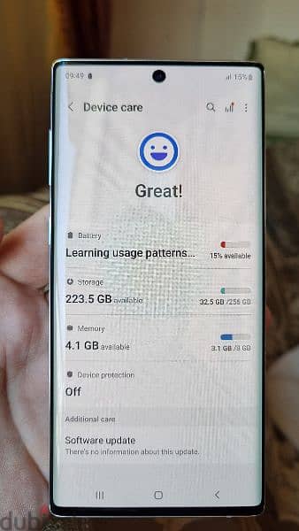 Samsung Note 10 256 GB سامسونج نوت ١٠ بحالة ممتازة 8