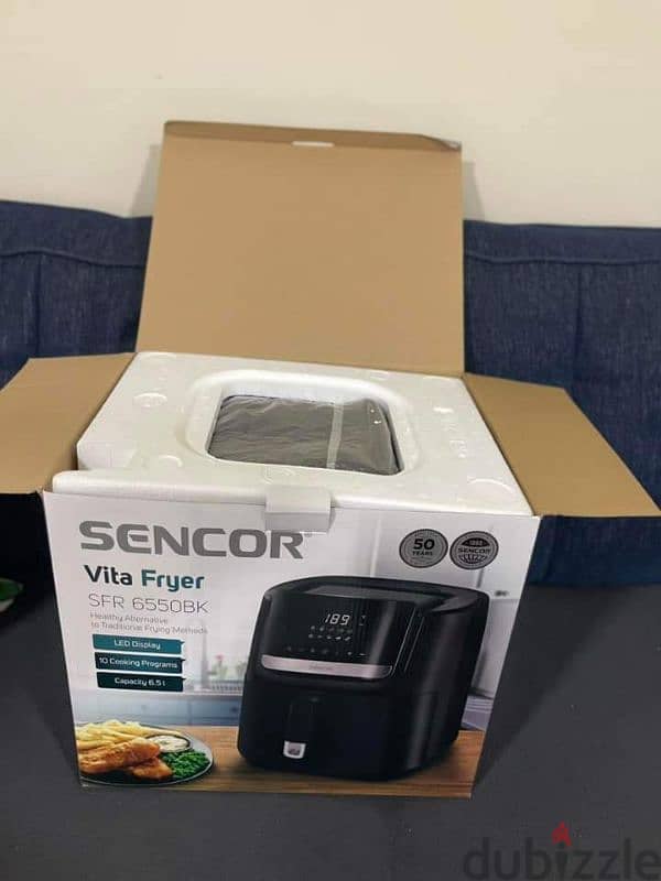 قلايه SENCOR كهربائية 6,5 لتر & Air fryer Sencor 1