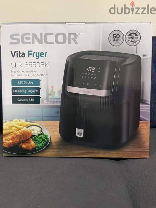 قلايه SENCOR كهربائية 6,5 لتر & Air fryer Sencor 2