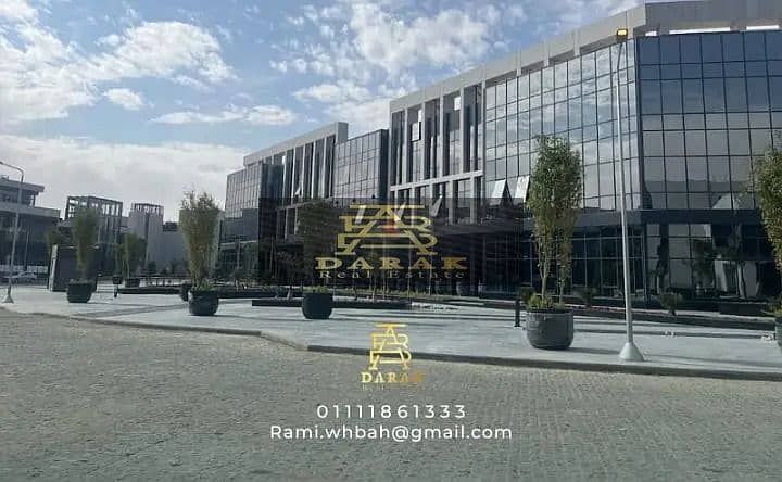 Prime Office for Rent in Madinaty - East Hub, Administrative Building, 115m with Panoramic View 0