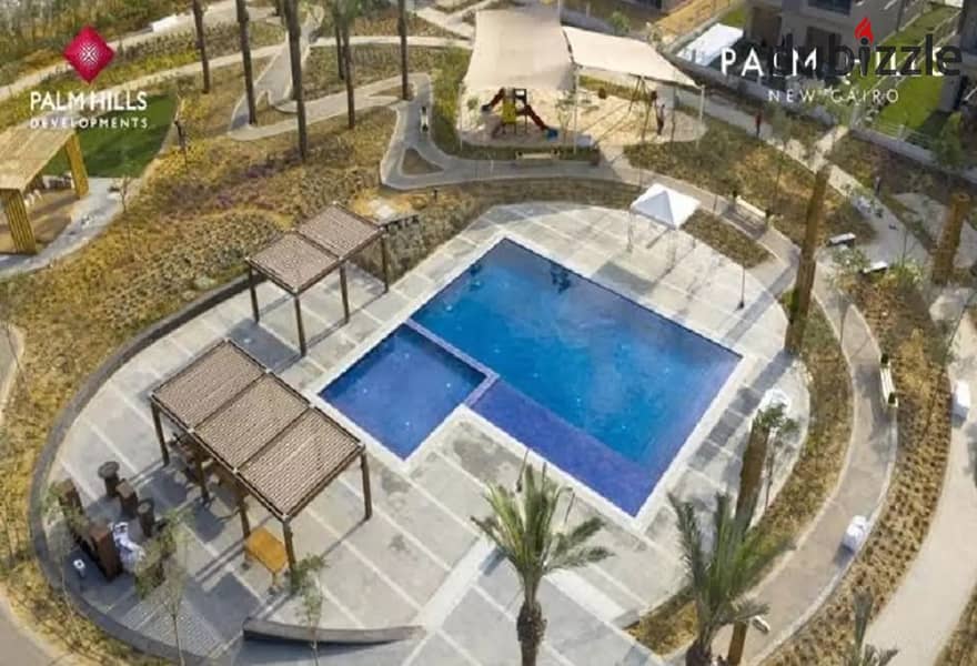 فاميلي هاوس بفيو لاند سكيب 252 متر واقل سعر في السوق في بالم هيلز التجمع الخامس Palm hills new Cairo 1