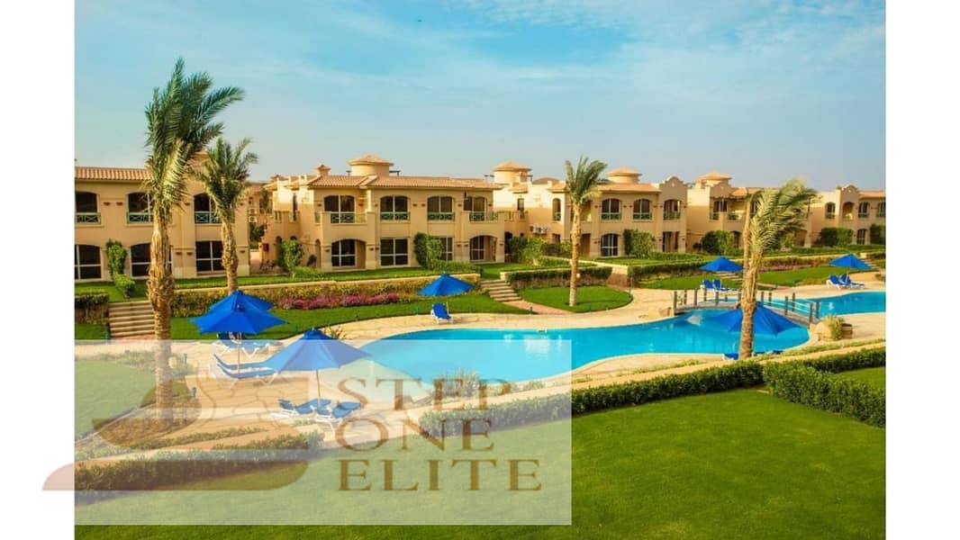 بمقدم 20 % فقط استلم حالاً شاليه 4 غرف seaview في لافيستا - العين السخنة 0