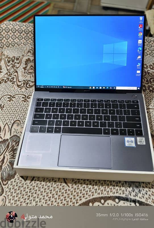 Huawei laptop mate book x pro 7