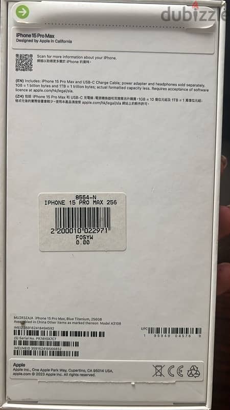 Iphone 15 Pro Max - Dual SIM - 256 GB 4